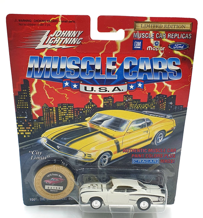 Johnny Lightning 1/64 Scale 200-180 - Muscle Cars USA 1970 Super Bee - White