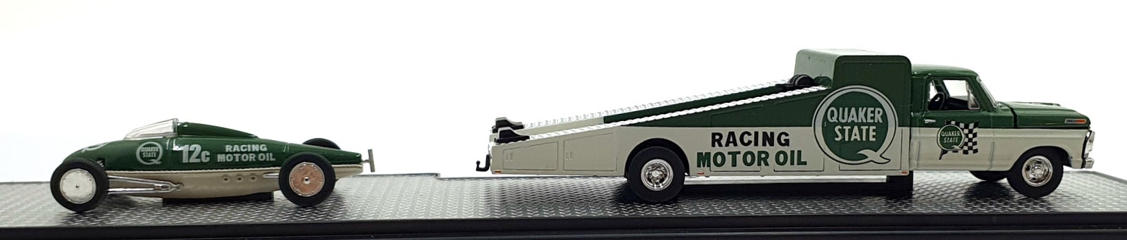 Castline M2 Machines 1/64 Scale S42 - 1969 Ford F-250 AND Belly Tanker - Green