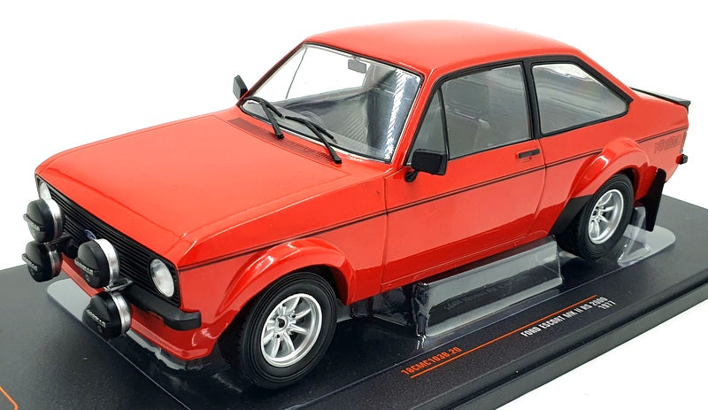 Ixo 1/18 Scale Diecast 18CMC103B - Ford Escort MKII RS 2000 1977 - Red
