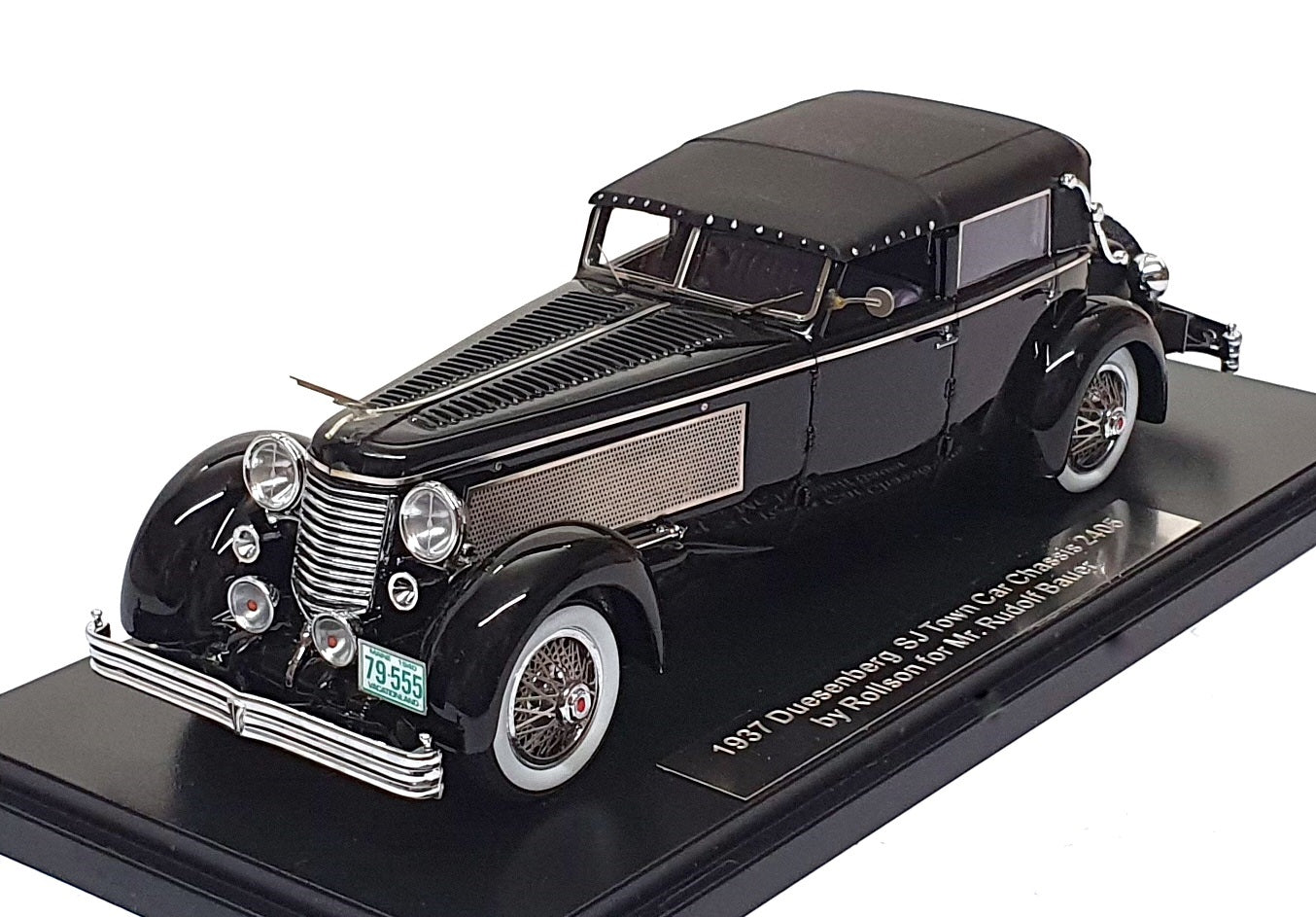 Esval 1/43 Scale EMUS43004A 1937 Duesenberg SJ Town Car By Rollson Rudolf Bauer