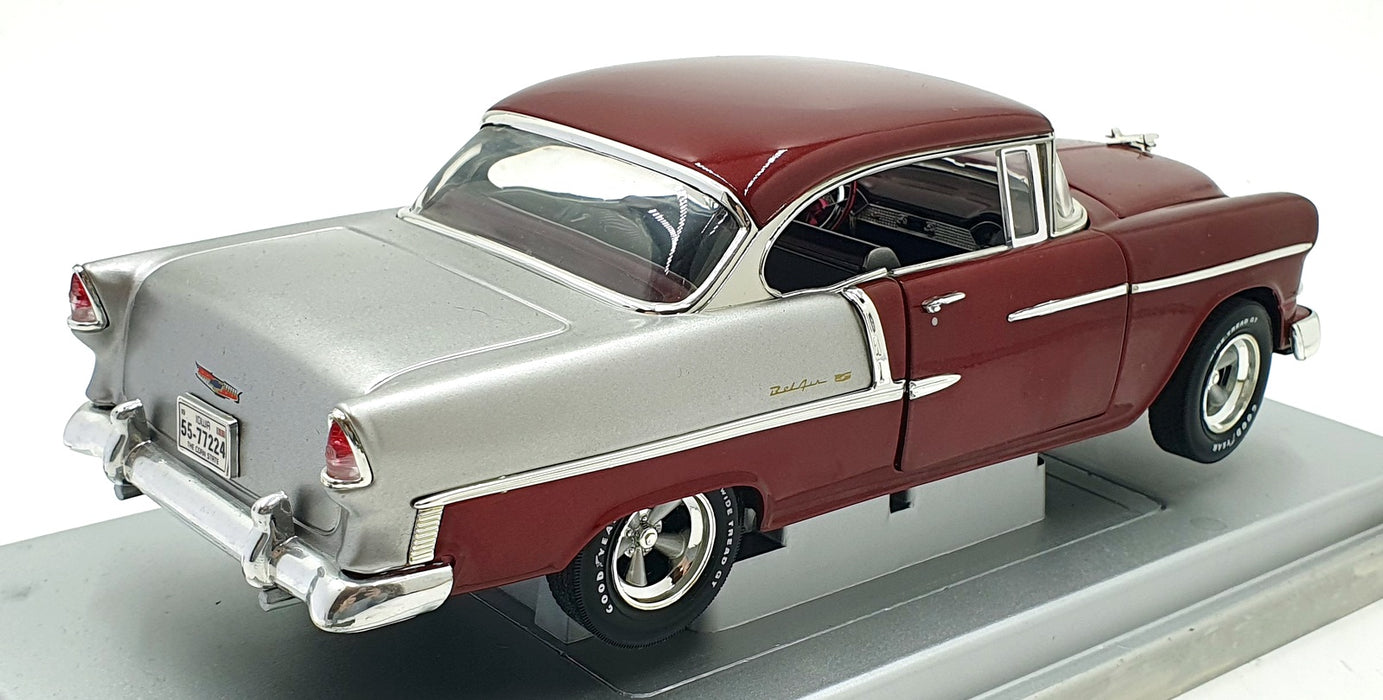 Ertl 1/18 Scale Diecast 33866 - 1956 Chevrolet Bel Air - Red/Silver