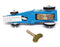 Tobar Ltd Appx 14cm Long MS 269 - Tin Plate Wind Up Race Car - Blue/White