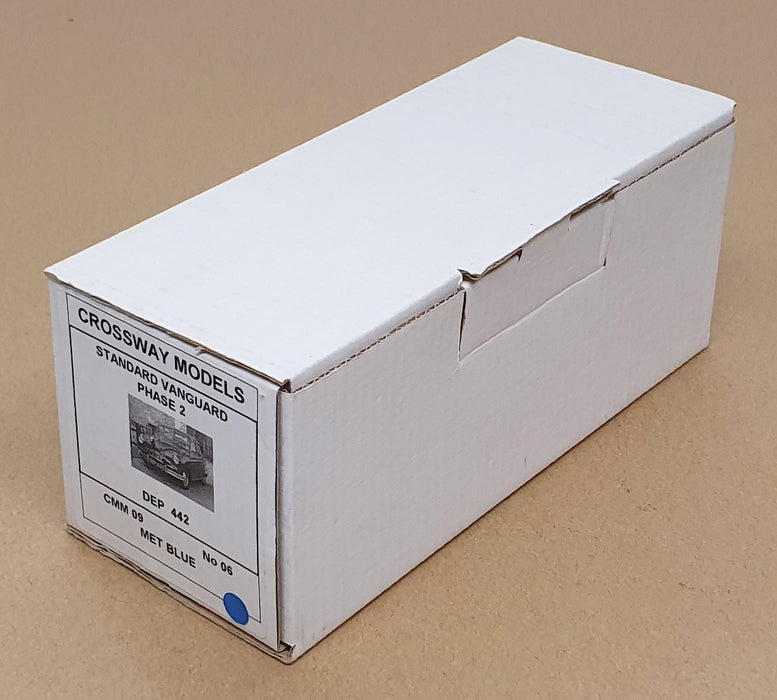 Crossway Models 1/43 Scale CMM09 - Standard Vanguard Phase 2 - Met. Blue