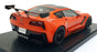 Ixo 1/18 Scale U18RDC001 - 2019 Chevrolet Corvette C7 ZR1 - Orange/Black