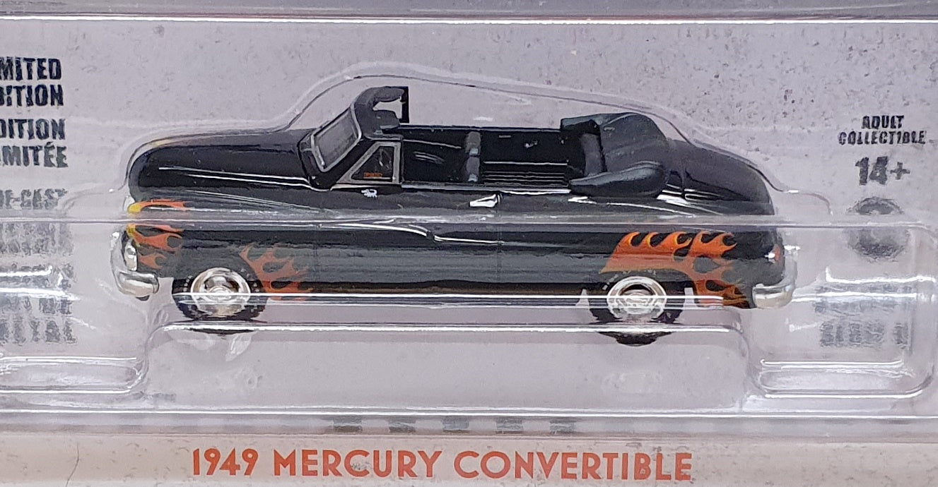 Greenlight 1/64 Scale 62010-B - 1949 Mercury Convertible Grease Movie - Black