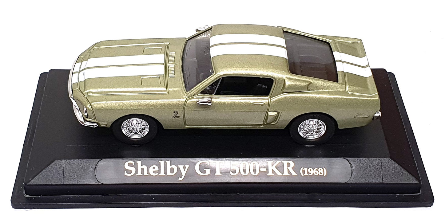 Road Signature 1/43 Scale 94214 - 1968 Shelby GT500-KR - Met. Green/White