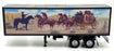 KK Scale Road Kings 1/18 Scale RK180164 - Semi Automatic Truck Trailer Blue