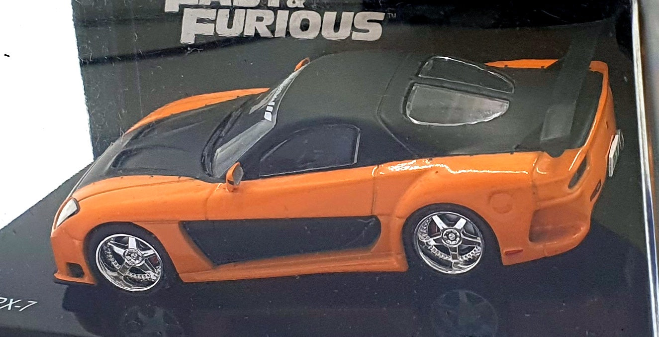 DeAgostini 1/43 Scale F220CMC021 - Fast and Furious Mazda RX-7 - Orange/Black