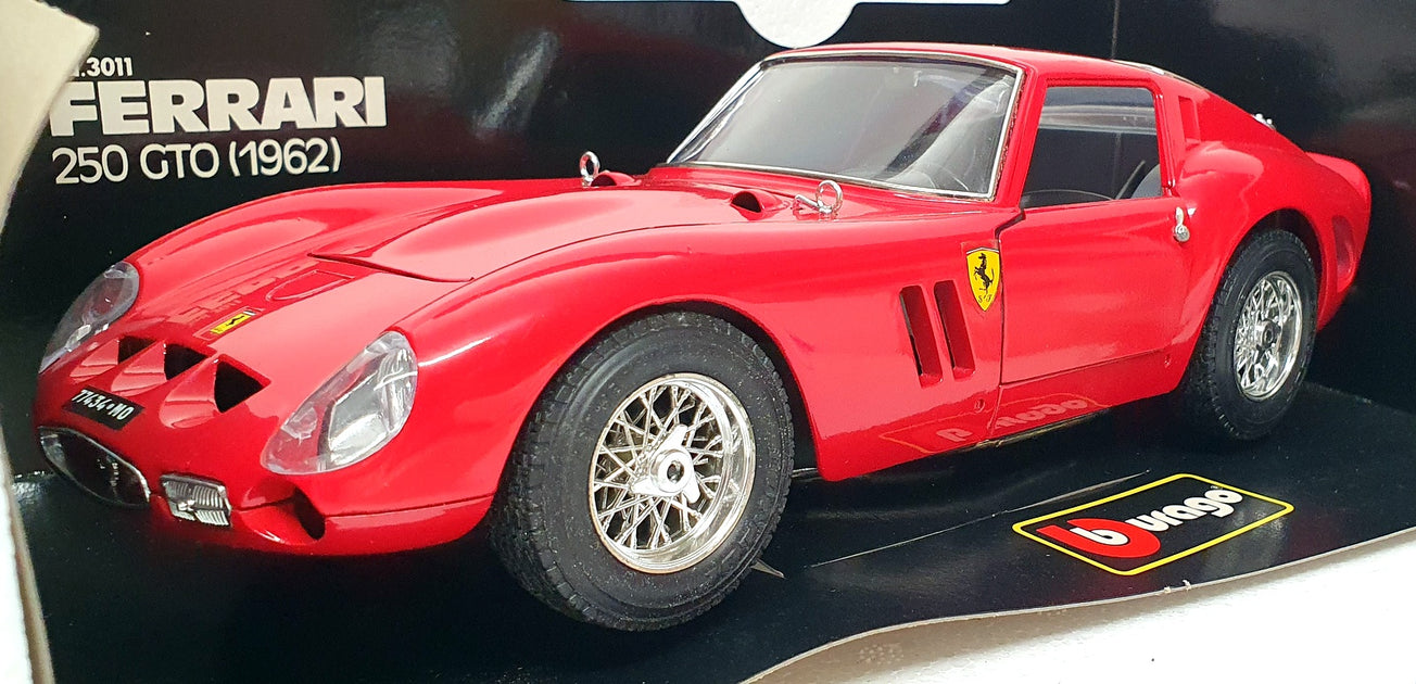 Burago 1/18 Scale Diecast 3011 - 1962 Ferrari 250 GTO - Red — R.M.