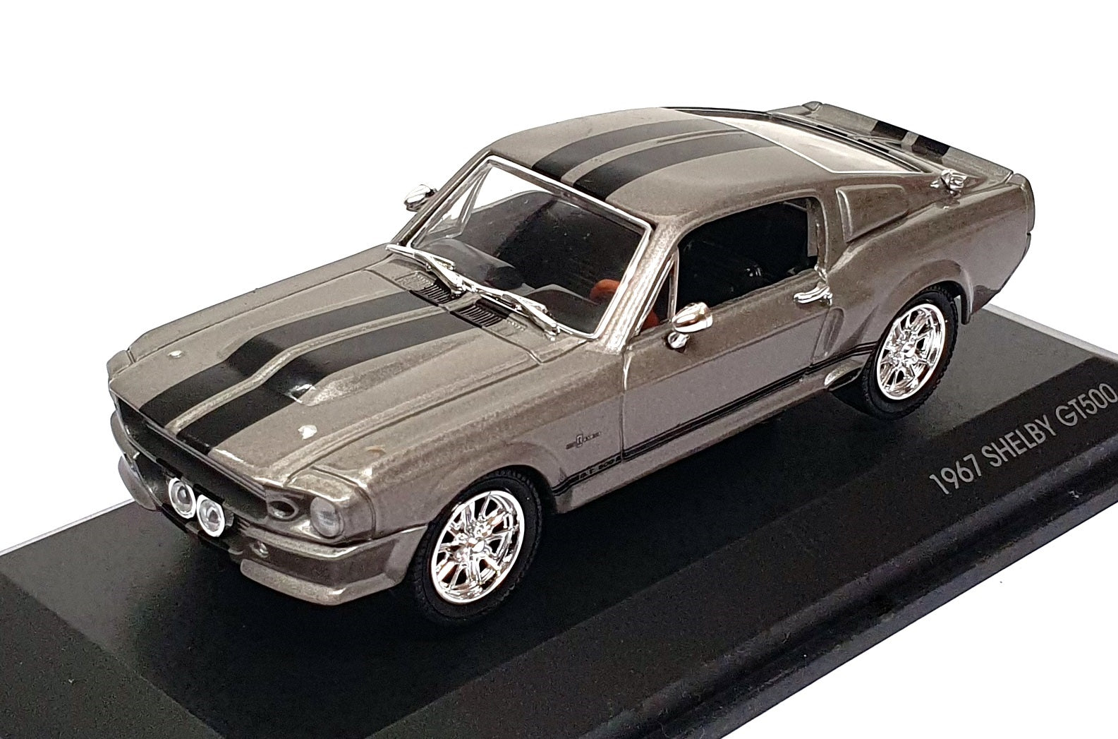 Road Signature 1/43 Scale 43202 - 1967 Shelby GT500 - Met. Grey/Black