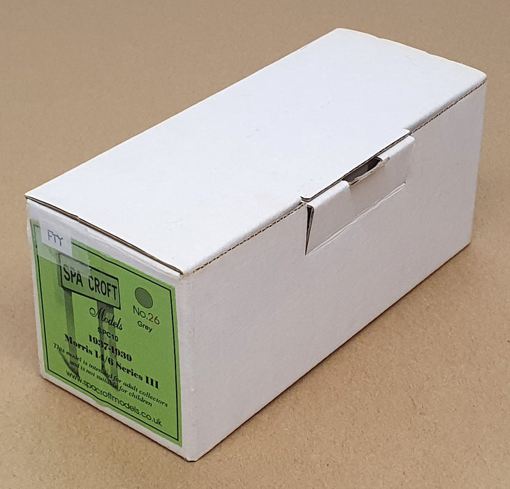 Spa Croft Models 1/43 Scale SPC10 - 1937-39 Morris 14/6 Series III - Grey