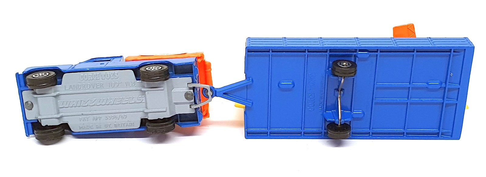 Corgi Toys Original Gift Set 19 Land Rover Nipper Aircraft & Trailer Blue/Orange