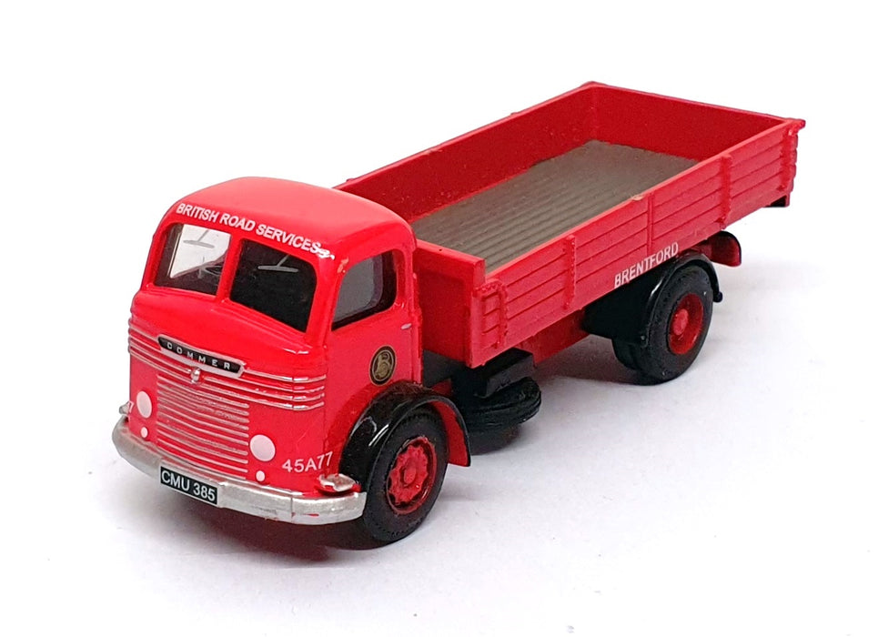 Base Toys 1/76 Scale D-18 - Commer Dropside Truck BRS Brentford - Red