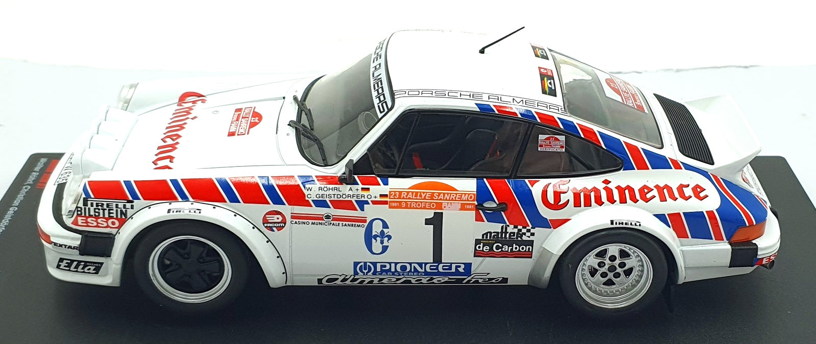 Werk83 1/18 Scale Diecast W1805801 - Porsche 911 SC GR. 4 #1 San Remo 1981