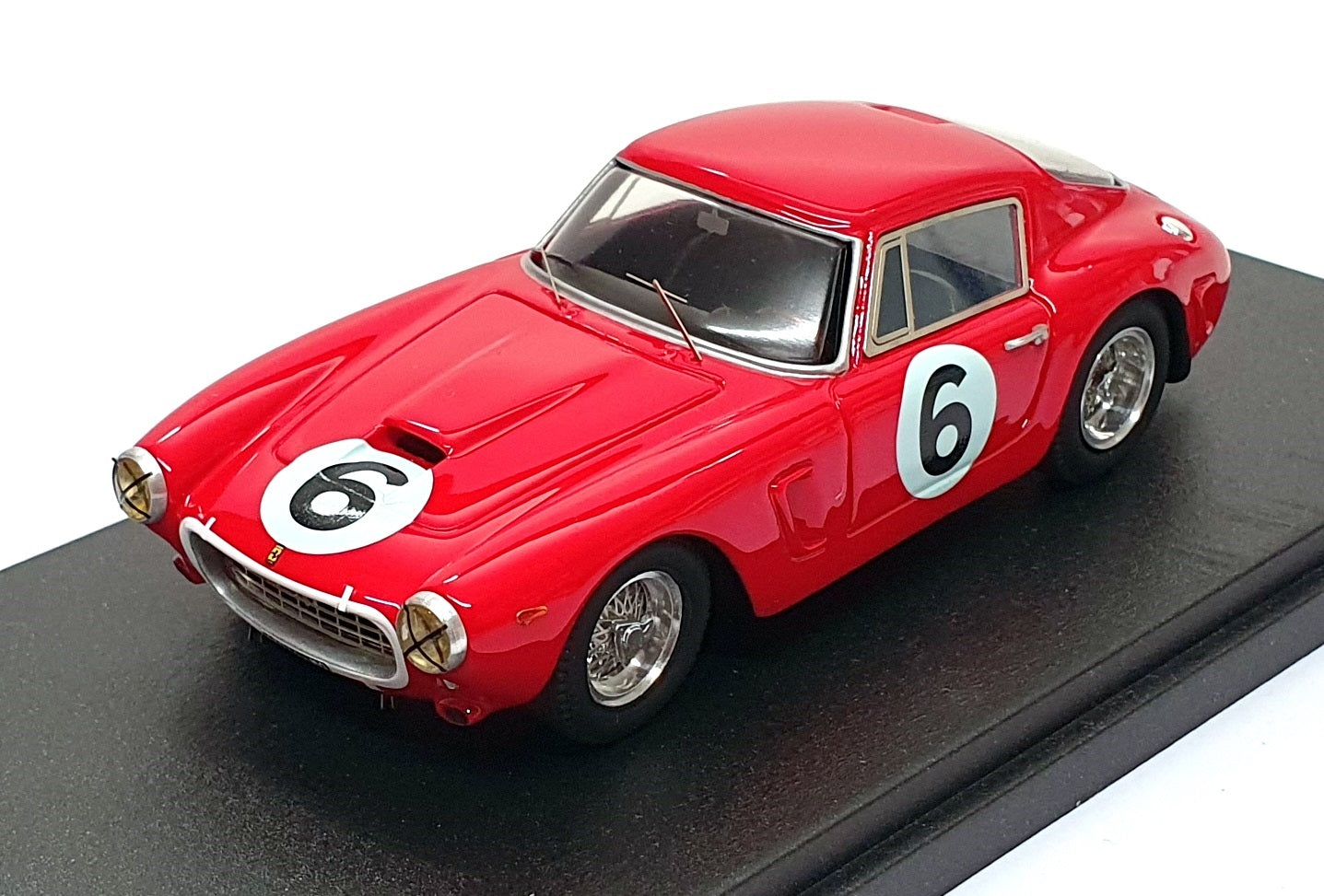 Unknown Brand 1/43 Scale UN003C - Ferrari 250 GT SWB #6 Tourist Trophy '61 - Red