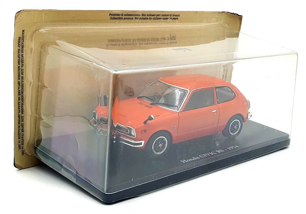Altaya 1/24 Scale Diecast ALA0047 - 1974 Honda Civic RS - Orange
