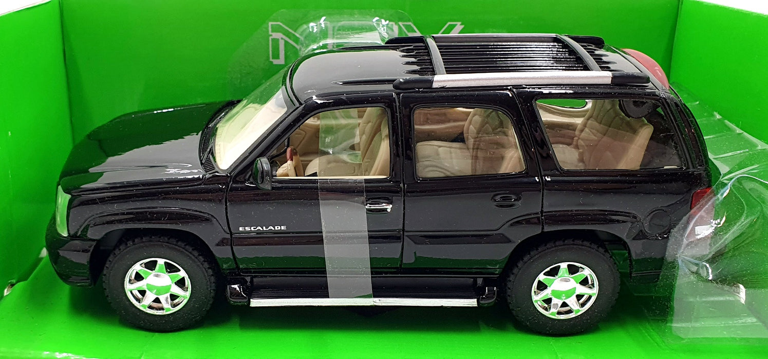 Welly NEX 1/24 Scale Diecast 22412W  - 2002 Cadillac Escalade - Black