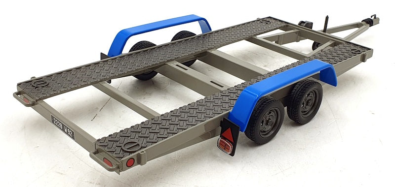 Otto Mobile 1/18 Scale Resin OT357A - Rally Assistance Car Trailer - Silver/Blue