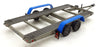 Otto Mobile 1/18 Scale Resin OT357A - Rally Assistance Car Trailer - Silver/Blue