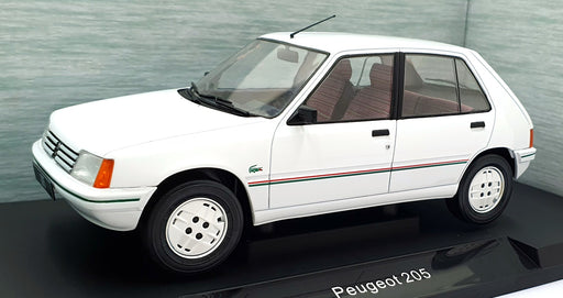 Model Car Group 1/18 Scale MCG18493 - Peugeot 205 - Lacoste White