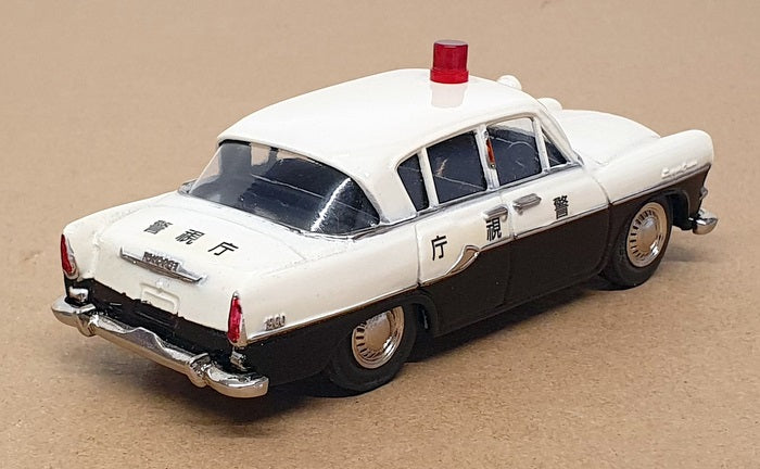 Kawabatakikaku 1/43 Scale J-43 - Toyota Toyopet Crown Police Japan - White/Black