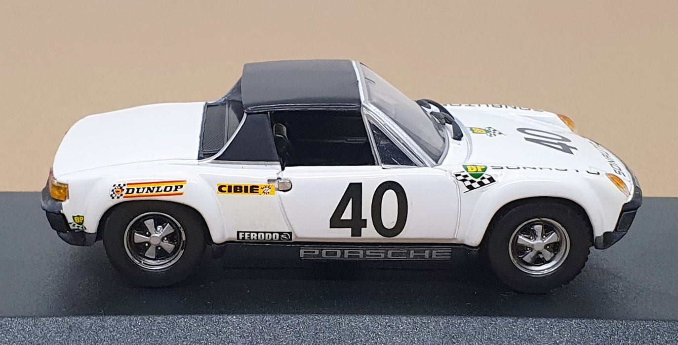 Detail Cars 1/43 Scale ART345 - VW Porsche 914-4 #40 1969 Racing - White