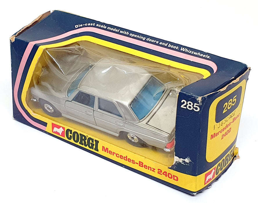 Corgi 12cm Long Original Diecast 285 - Mercedes Benz 240D - Silver
