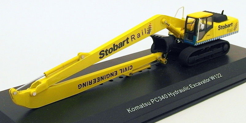 Oxford Diecast 1/76 Scale 4 664 101 - Komatsu PC340 Hydraulic Excavator Stobart