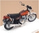 Norev 1/18 Scale 182031 - 1973 Kawasaki Z900 Motorbike - Brown/Orange