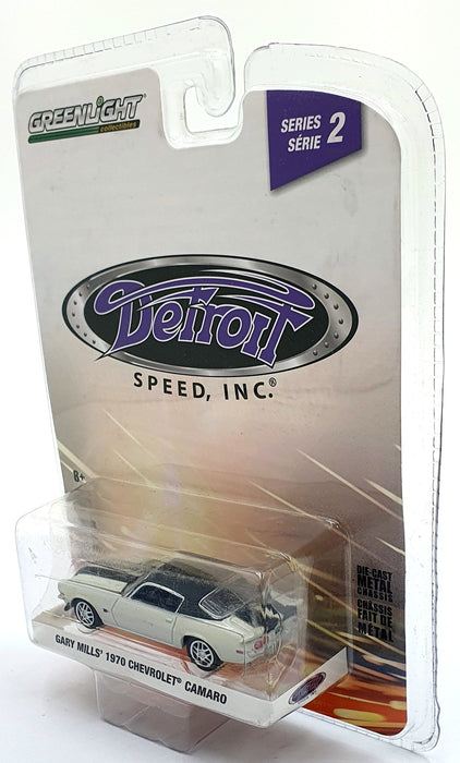 Greenlight 1/64 Scale 39070-C - 1970 Chevrolet Camaro Gary Mills' - Grey/Black