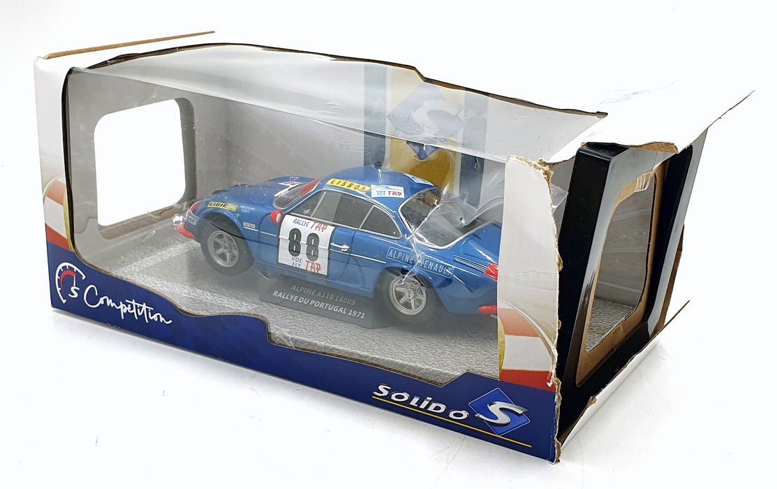 Solido 1/18 Scale S1804202 - 1971 Alpine A110 1600S Portugal Nicola/Todt