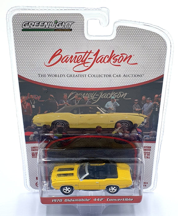 Greenlight 1/64 Scale 37220-C - 1970 Oldsmobile 442 Convertible - Yellow