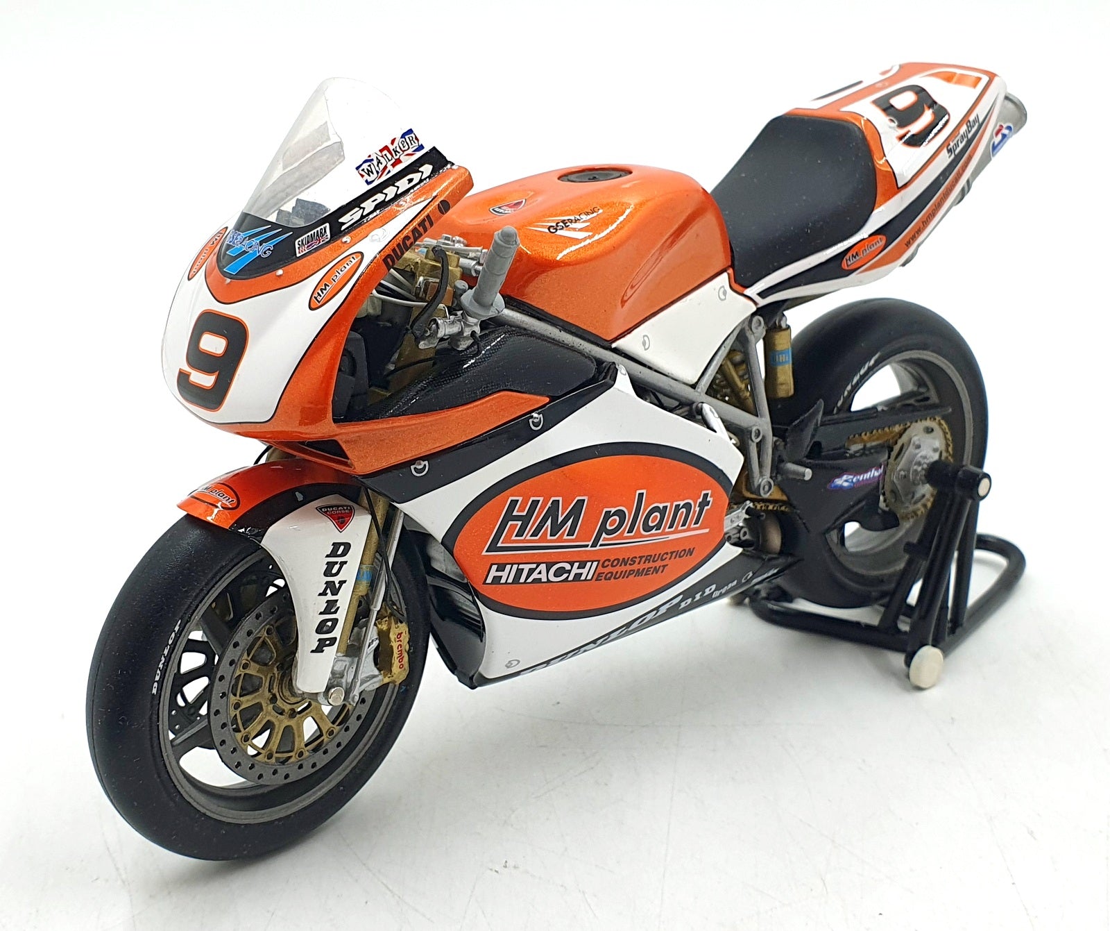 Minichamps 1/12 Scale Diecast DC18626F - Ducati 998R FO2 Walker WSB 2003