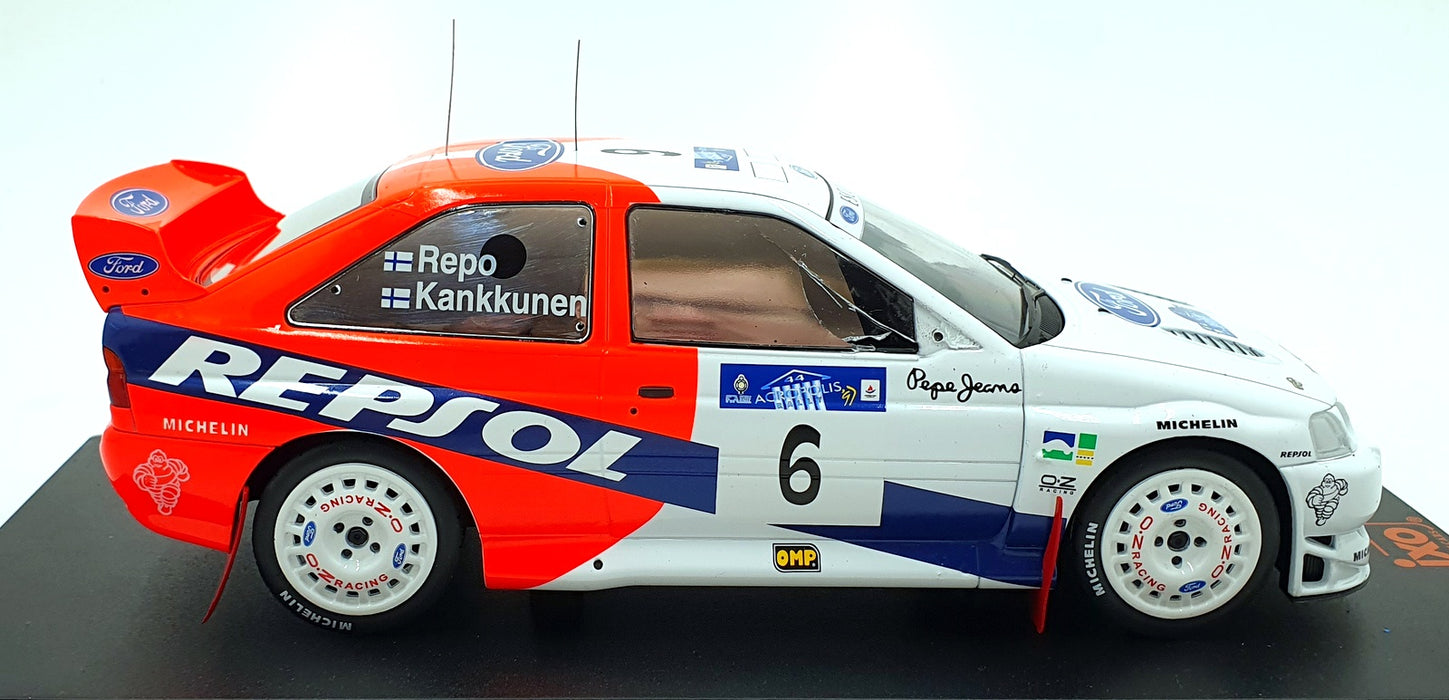 Ixo 1/18 Scale Diecast 18RMC172B Ford Escort WRC #6 Acropolis Rally 1997