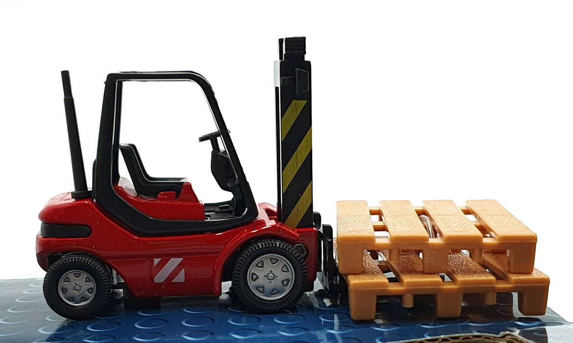 Cararama 1/43 Scale 210001A - Fork Lift with pallets - Red
