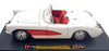 Burago 1/24 Scale Diecast 1524 - 1957 Chevrolet Corvette - White