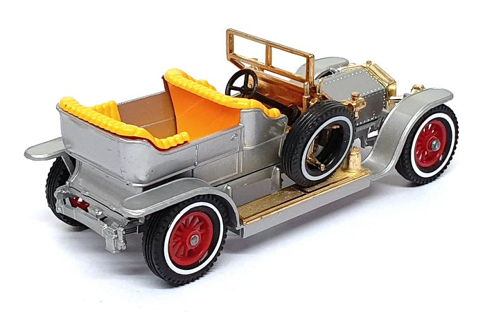 Matchbox Appx 9cm Long Diecast Y-10 - 1906 Rolls Royce Silver Ghost - Silver