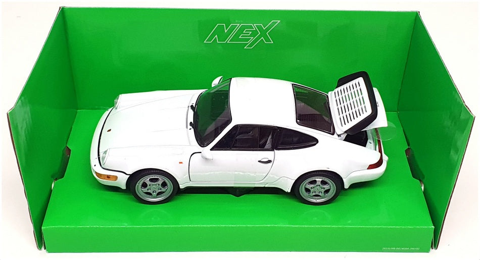 Welly NEX 1/24 Scale Diecast 24023W - Porsche 911 Turbo - White