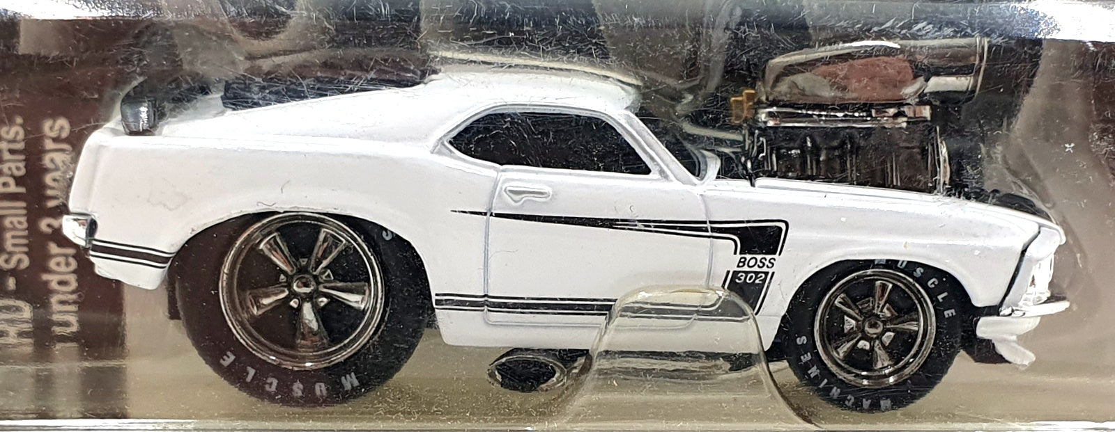 Action 1/64 Scale 71161 - 1969 Ford Mustang Boss 302 - White