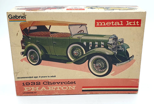 Gabriel 1/20 Scale Unbuilt Metal Kit 4865 - 1932 Chevrolet Phaeton