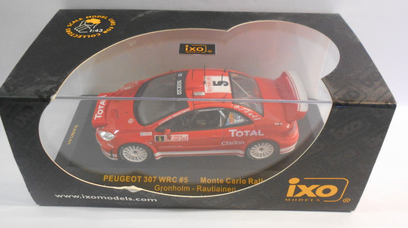 Ixo 1/43 Scale RAM141 PEUGEOT 307 WRC #5 MONTE CARLO 2004
