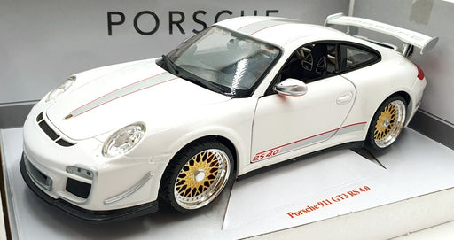 Burago 1/18 scale Diecast 18-11036 - Porsche 911 GT3 RS 4.0 - White