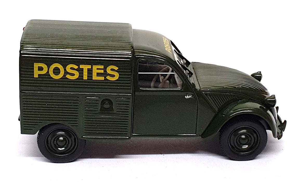 Norev 1/43 Scale 40 9562X - 1952 Citroen 2cv Van La Poste Postes - Green