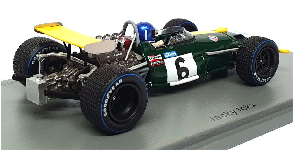 Spark 1/43 Scale S8321 - F1 Brabham BT26A Winner German GP 1969 #6 Ickx