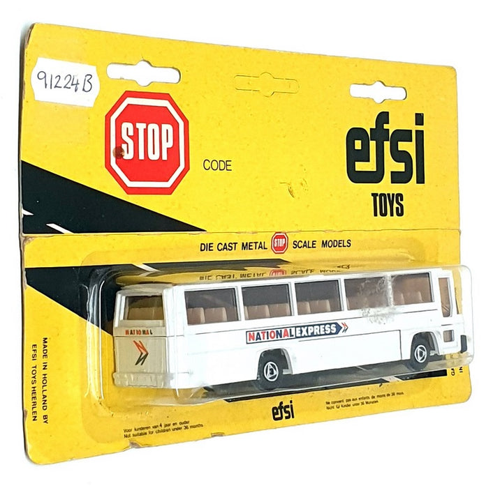 Efsi Toys 1/87 Scale 91224B - Volvo Coach National Express - White