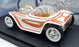 Hot Wheels 1/18 Scale Diecast 53832 - Beatnik Bandit custom Car - White/Orange