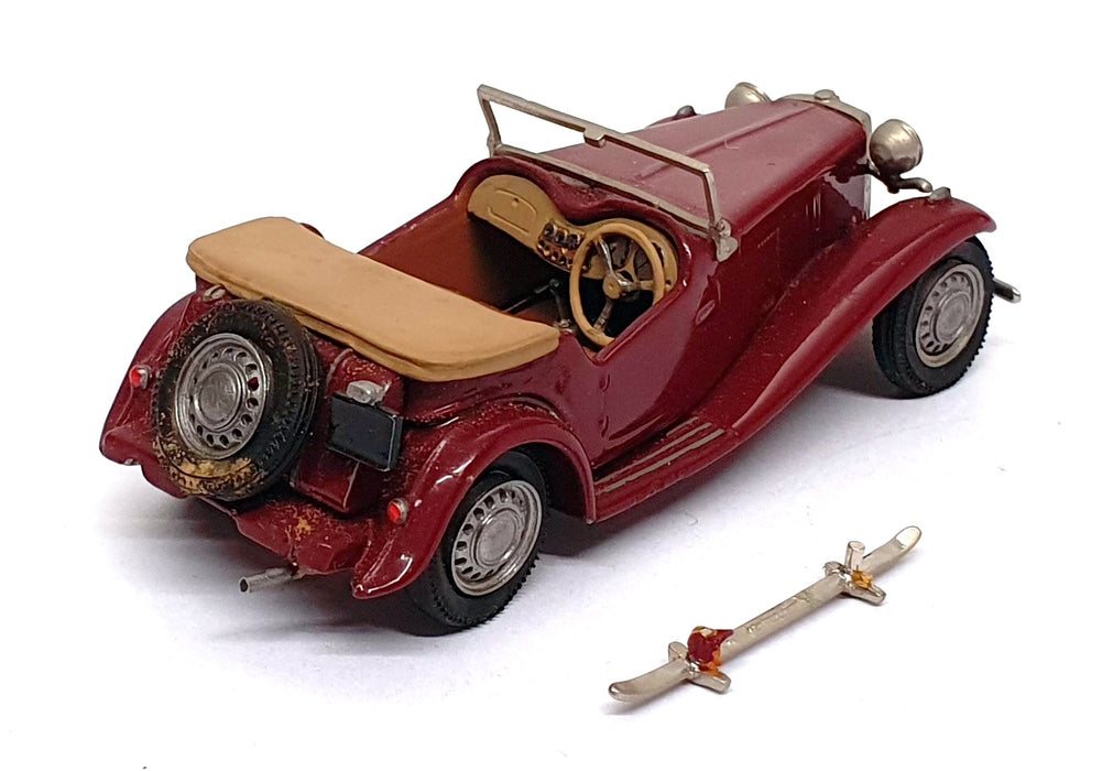 Abingdon Classics 1/43 Scale No. 7 - 1953 MG TD (W/W) - Red