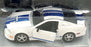 Shelby Collectibles 1/64 Scale 25321S - 2011 Ford Shelby GT350 - White/Blue