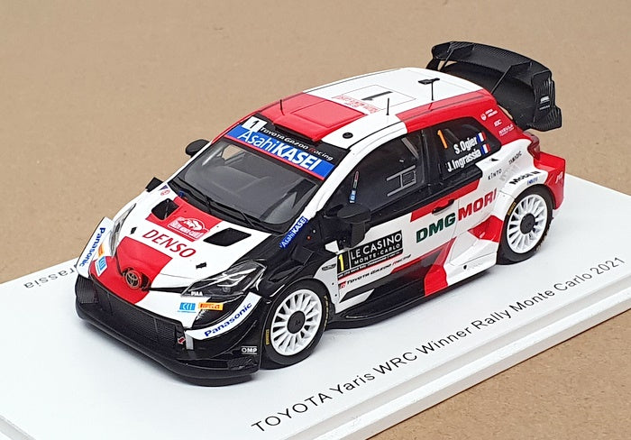 Spark 1/43 Scale S6582 - Toyota Yaris WRC #1 Winner Monte Carlo Rally 2021