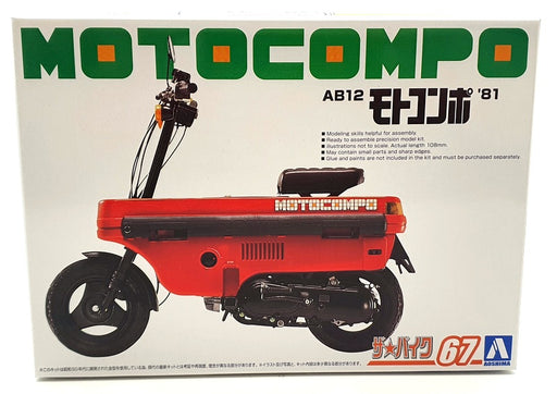 Aoshima 1/12 Scale Unbuilt Kit 62906 - 1981 Motocompo AB12
